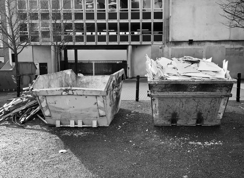 Modern office being cleared by experts in Islington