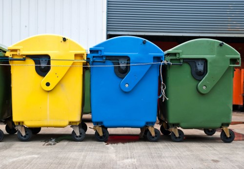 Customer booking a skip hire online