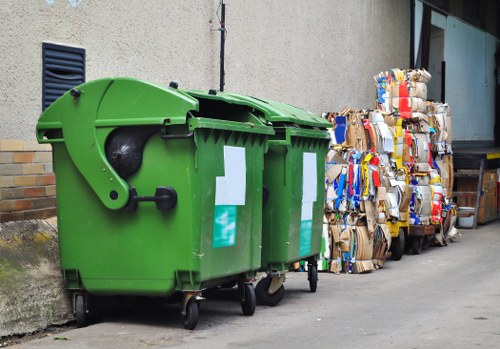 Builder's skip for large construction projects in Islington